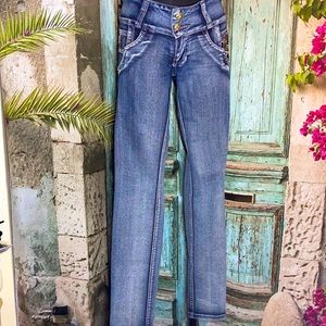 Push up Colombian jean simetría size 10 USA (4/5)